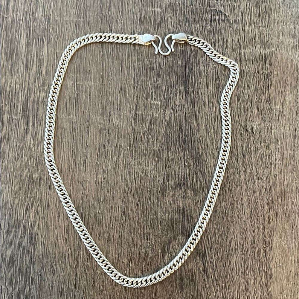 Elegant Pure Silver  Chain Necklace